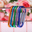 5X aluminum carabiner D-ring key chain clip snap hook-karabiner campingkeyring3C