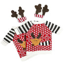 2Pcs Christmas Reindeer Sweater Wine Bottle Cover,Knitted Ugly Sweater Cove