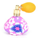 Empty Scent Bottle Refillable Clay Metal Pump Perfume Bottle Spray Giftï¼D
