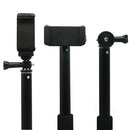 Selfstick Extendable Pole 1/4'' Selfie Stick Monopod Rotatable For GoPro