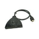 3 Port HDMI Pigtail Switch with 55 cm HDMI Cable