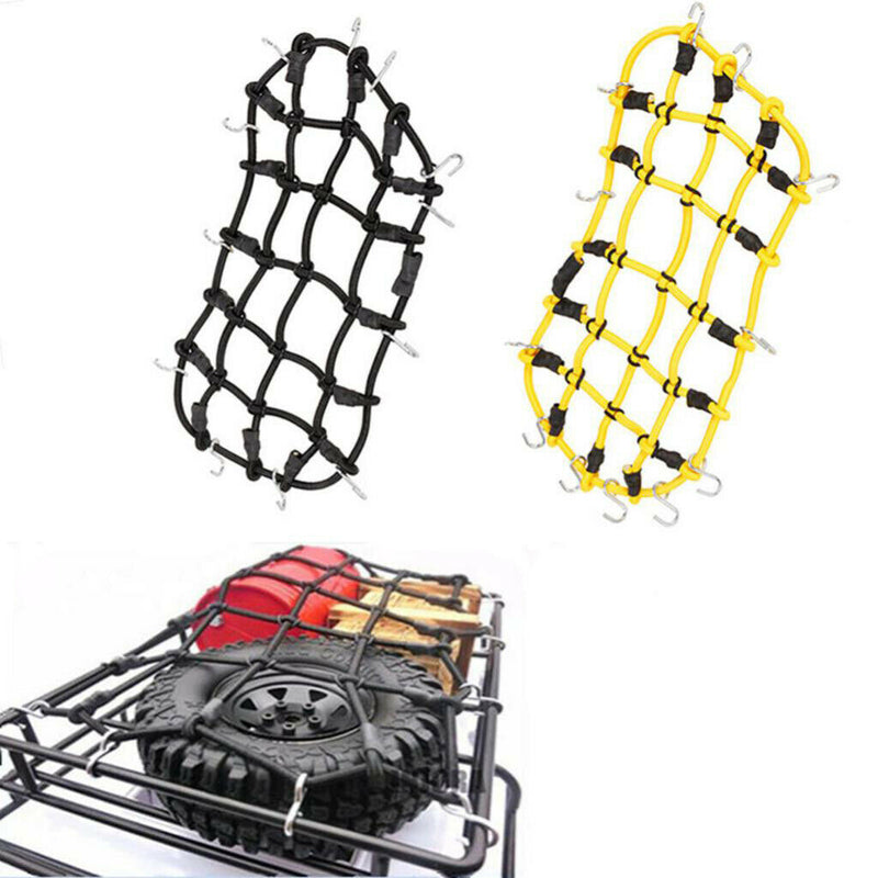1:10 Elastic Rubber Luggage Net Black for Axial SCX10 Traxxas TRX4 RC Cars