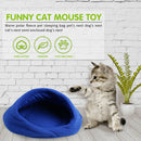 Warm Fleece Pet Sleeping Bag Nest Soft Kennel Cats Dog Bed House (Blue L) A