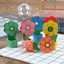 Note Clip Creative Little Flower Hood Wooden Crafts Memo Clamp Photo Clip