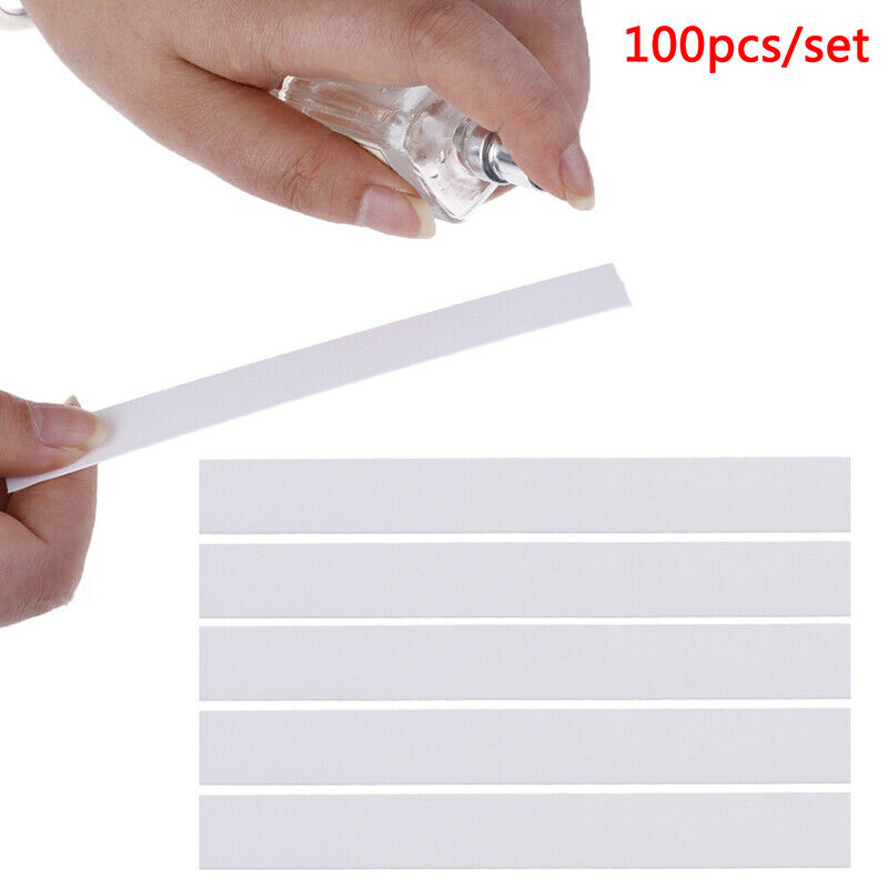 100pcs 130*15mm Aromatherapy Fragrance Perfume Essential Oils Test Paper Stri BX