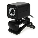 480P 30W 4 LED HD Webcam Camera + USB 2.0 Microphone for Computer PC Laptop