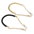 2Pieces PU Leather Braided Bag Strap Handbag Handle Bag Chain Replacement