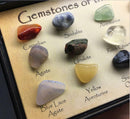 12Pcs Rock Collection Mix Gems Crystals Natural Mineral Ore Specimens Box Decor