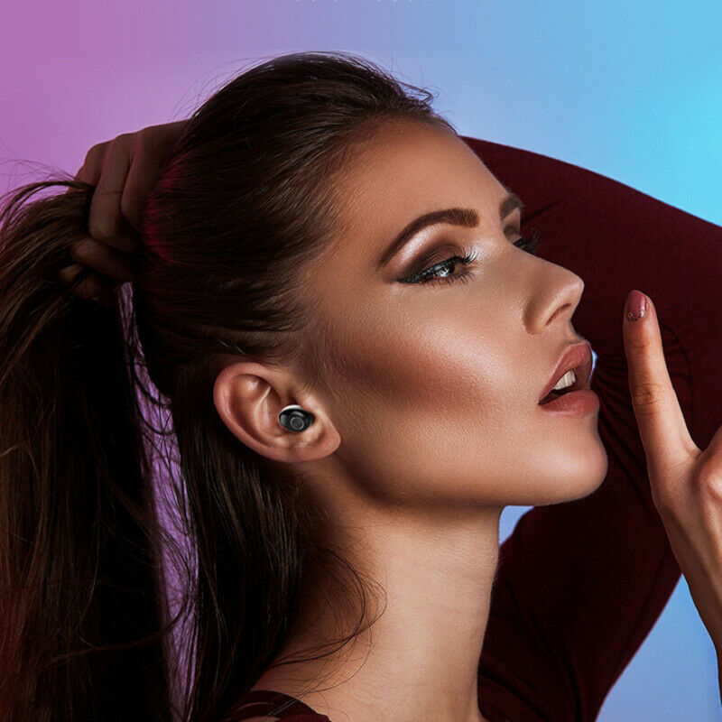 IPX7 Wireless 5.0 Headset Wireless Earphones Mini Earbuds Stereo Headphones