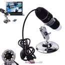 2MP 1000X 8 LED USB Digital Microscope Endoscope Zoom Camera Magnifier+Stand