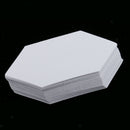 100 Pieces Hexagon Paper Quilting Templates Paper, DIY Patchwork Sewing 79mm