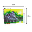 5D DIY Full Drill Diamond Painting Cat Cross Stitch Embroidery Mosaic Kit