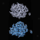 Pack of 288pcs Mini Baby Shower Pacifier Charm Pendants Gender Reveal Favors