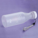 Candy Colors Unbreakable Frosted Plastic Kettle 550mL Water Bottle (White)