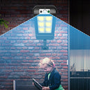 120 COB Solar Wall Light Waterproof Motion Sensor Remote Control Lamp