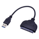 Adapter SATA III USB 3.0 3.1 Cable 22pin Converter External 2.5" SSD Hard D.AU