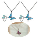2Pcs Color Change Mood Emotion Necklace Changeable Jewelry Set Choker Gifts
