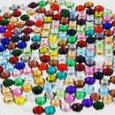 1000 Mixed Color Acrylic Nail Art Glitter Rhinestone Nail Tool DIY Decoration LJ
