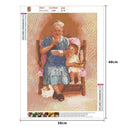 5D DIY Full Drill Diamond Painting People Cross Stitch Embroidery (C1189)