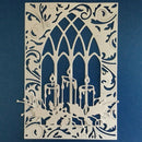 Ornate Arch Window Frame Metal Card Paper Cutting Die Beautiful Scrapbooking DIY