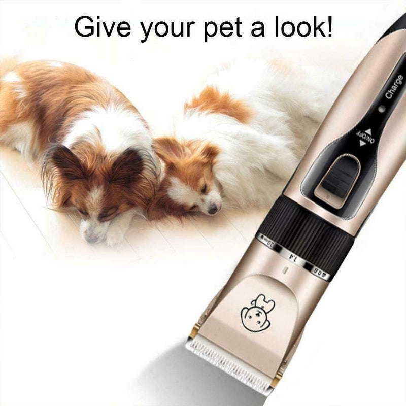 Pet Dog Cat Grooming Clippers Hair Trimmer Groomer Hair Pet Clipper Shaver S9G4