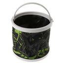 Fishing Bucket Canvas Round Folding Portable 14cm Storage Camping Hiking Outdoor
