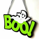 Halloween BOO Ghost Hanging Sign Home Wall Decoration Props Indoor And Outd