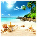 3x5ft Summer Sea Beach Sky Scene Backdrop Studio Photography Background Pro