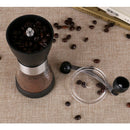 Manual Coffee Grinder with Ceramic Burrs, Hand Coffee Mill with Adjustable