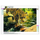 5D Round Diamond Painting Embroidery DIY Needlework Set Mosaic Art Craft