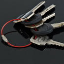 Stainless Steel Wire Keychain Cable Key Ring Chain Colored Outdoor Hiking