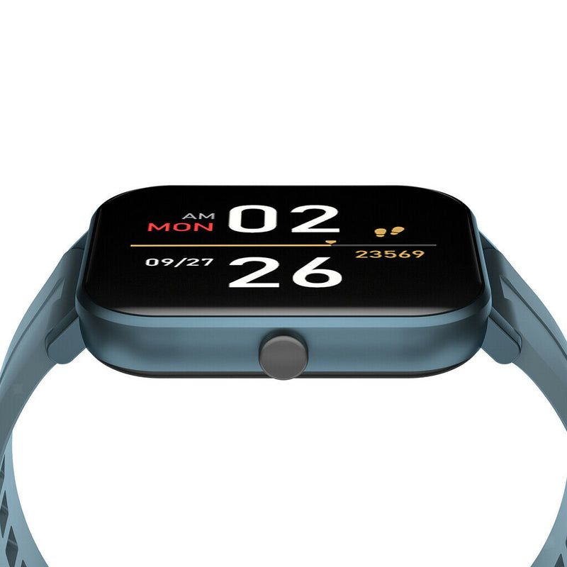 F22 Sport Bluetooth Heart Rate Monitor Smart Watch Wristband blue