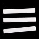3Pieces Guitar Cattle Bone Slotted Saddles For String Instrument Replacement