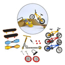 8pcs Mini Finger Toys Fingerboard Skateboards Bike Scooter Tiny Swing Board,