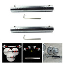 Solid Dumbbell Connecting Bar Rod Extender Pole Building Joint Equipment