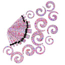 36 Pack Glitter Gauge Kit Spiral Tapers Tunnels and Plugs Ear Stretching Starter