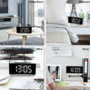 Digital Alarm Clock, 7 Inch Curved Dimmable LED Screen Digital Clock for Ki M6C9