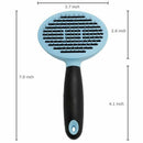Pink Dog Cat Comb Shedding Tool Brush Comb Rake Pet Fur Grooming Quick Clea