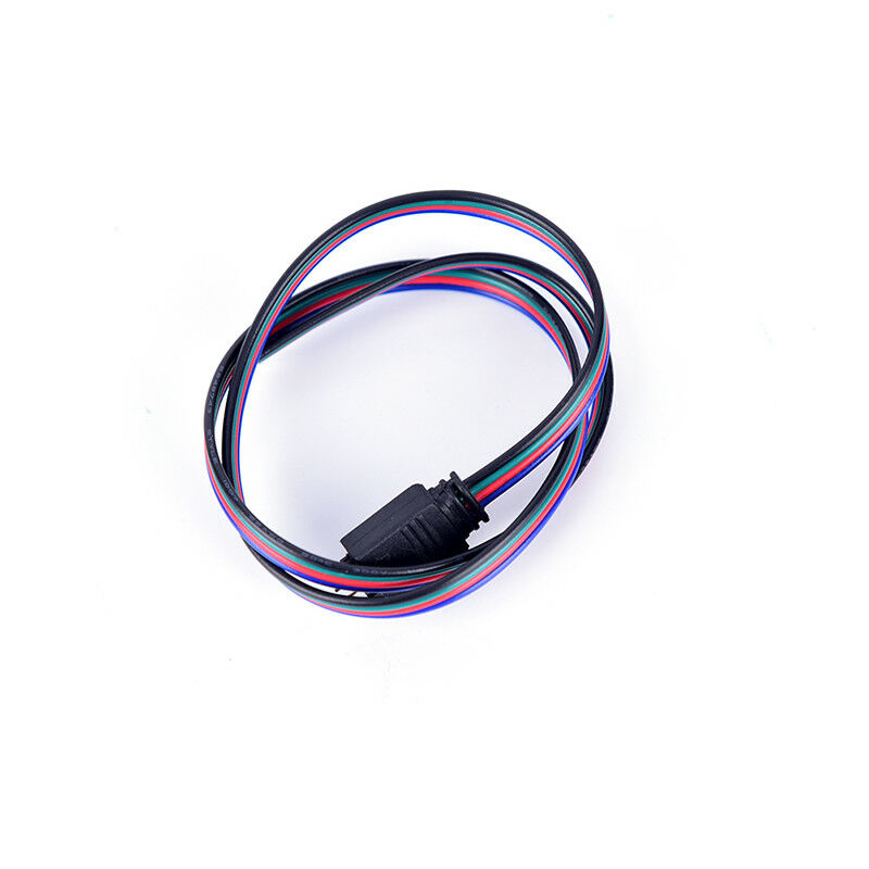 1pc 50cm 4pin red male flat connecting wire for rgb 3528 5050 led strip light JR