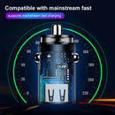 Mini 3.4A Fast Car Charger QC3.0 Certified Quick Charge Dual USB Port Black