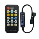 17 Keys Wireless RF Mini Color Temperature Controller LED Remote Control