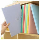 5 Pockets Plastic Expanding File Folders A4 Letter Size Snap Closure Paper  I5S4
