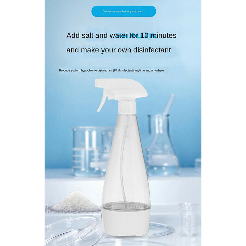 Hypochlorous Acid Water Making Machine USB Charging for Food Clothes Office