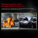 1 Pair COB LED Car Headlight Bulbs 72W Headlamp Fog Light Purple (9004) A