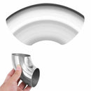 2.5" Stainless Steel 90 Degree Bend 63 Mm Elbow Exhaust Pipe Replacement New