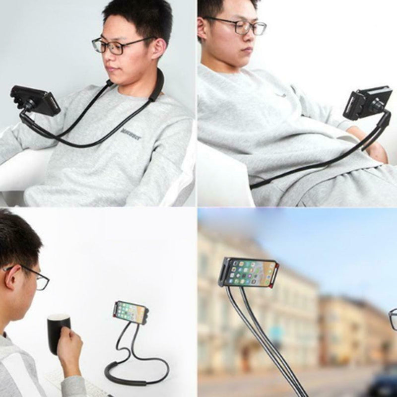 Lazy Necklace Hanging Mobile Phone Holder Portable Flexible Tablet Stand Bracket