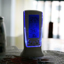 Clock Board Digital Alarm Clock Blue Backlight Electronic Desktop LED Clock