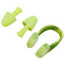 Soft Silicone Swimmer Swimming Protector Earplugs Nose Clip Yellow with Cas E2Z7