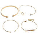 European And American Fashion Ol Round Irregular Bracelet Bracelet Alloy Co