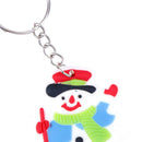 1PC Cartoon Christmas Santa Claus Snowman Keyring Pendants Gifts Toys- OZ